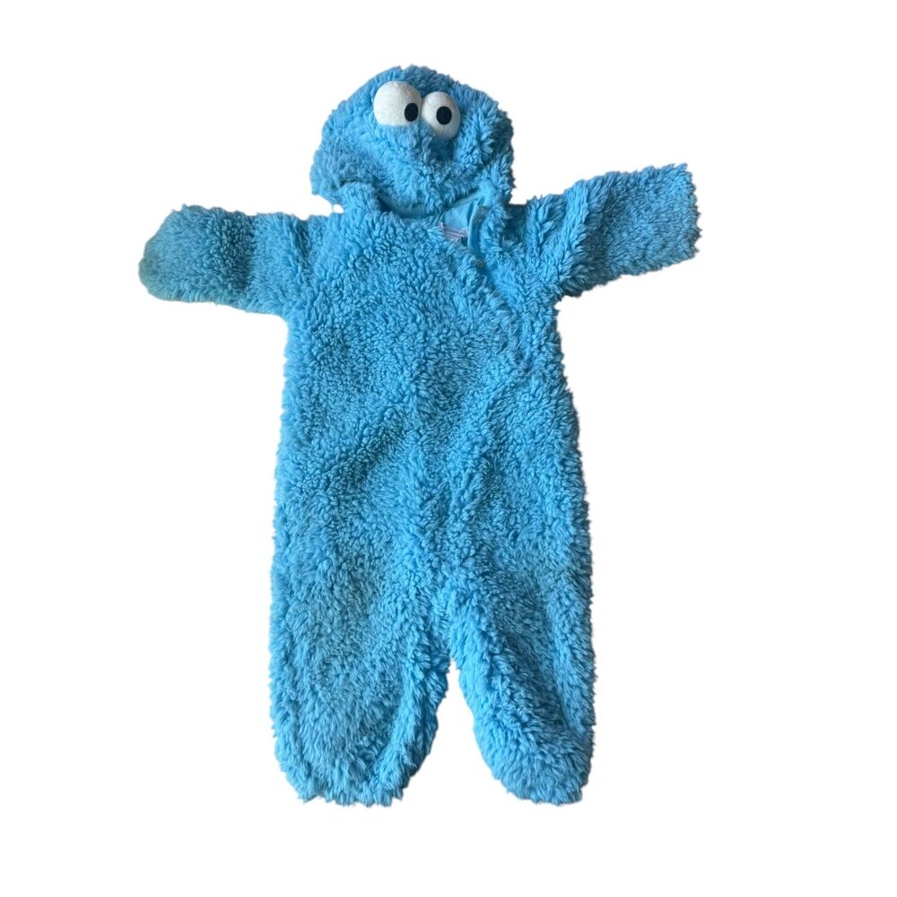 Pottery Barn Halloween Cookie Monster Costume Size 12-24months